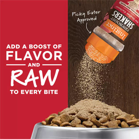 Instinct - Raw Boost Shakers GF FD Dog Food Topper Beef Recipe 156g