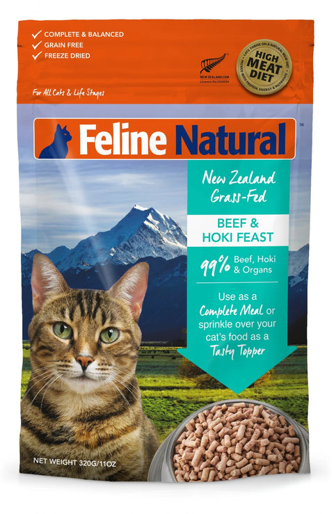 Feline Natural™ - Beef & Hoki Feast Freeze-Dried Cat Food