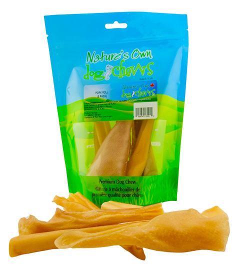Nature's Own Dog Chew - 6″ Pork Roll (5 Pack)