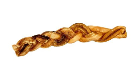 Nature's Own Dog Chew - JUMBO Triple Braided Odourfree Bully Stick (12 inch / 30cm long)