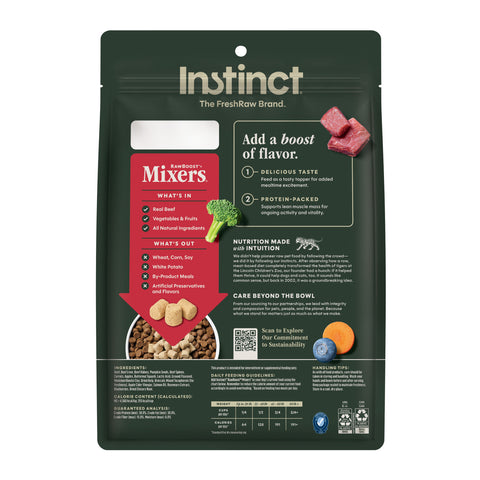 Instinct® Raw Boost Mixers Freeze-Dried All Life Stages Dog Food Topper - Raw, Grain Free, Beef