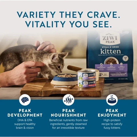 ZIWI - Chicken with Southern Blue Whiting Kitten Food, 1.5lb